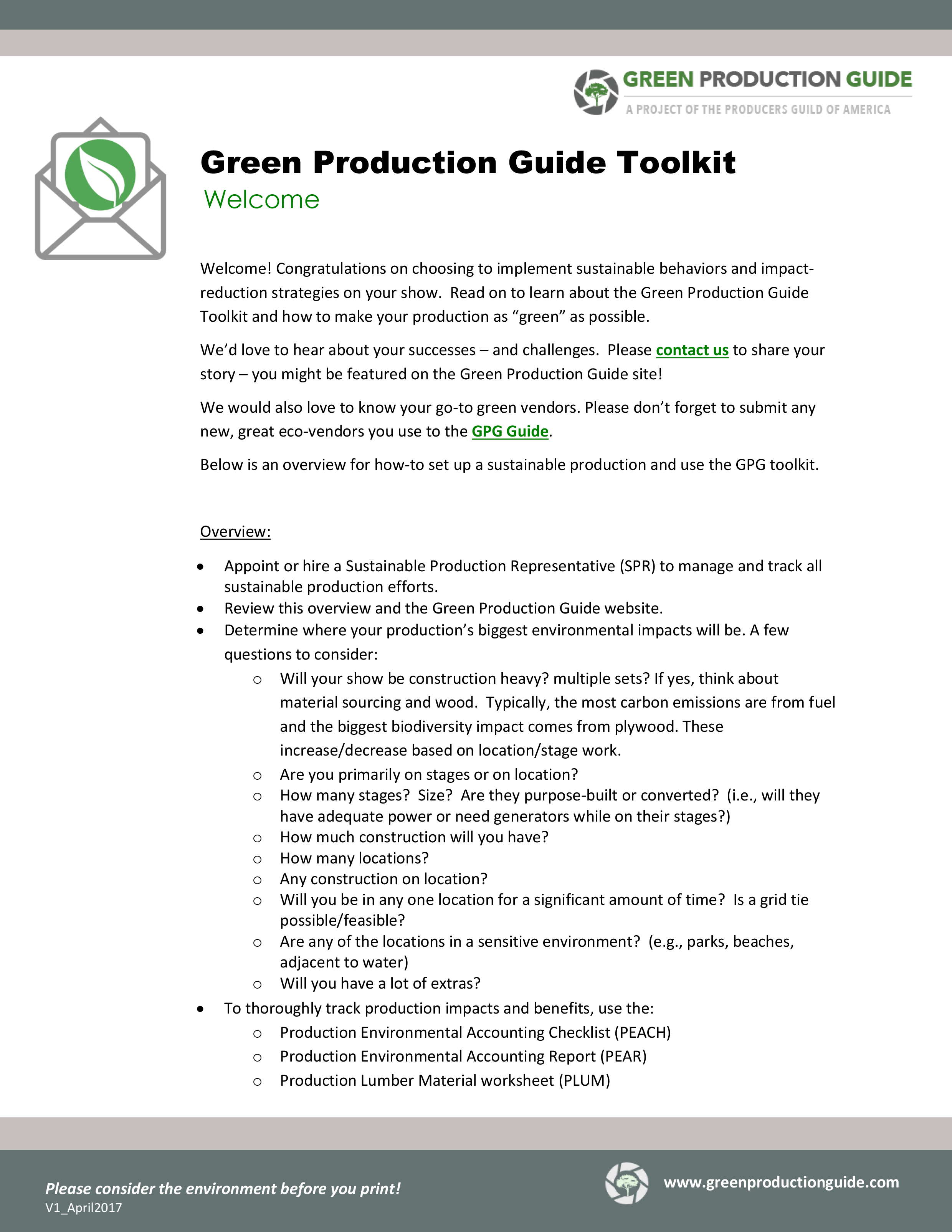 Greenn Guide Tool Kit